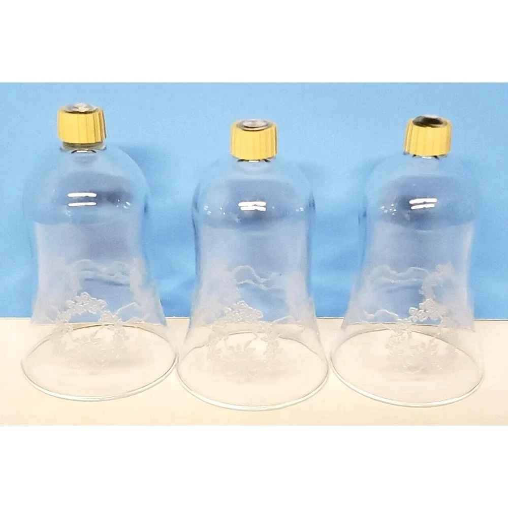 Votive Cups Heart Filigree Glass Peg Candle Home Interiors Vintage Set of 3